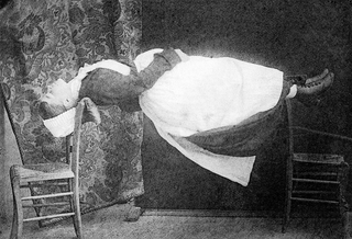 Augustine in a hypnotic trance, 1879. Image via Wellcome Collection.